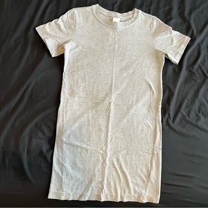 H&M Grey T-Shirt Dress